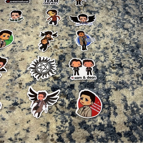 Supernatural 20 No Repeat Stickers - Picture 3 of 7